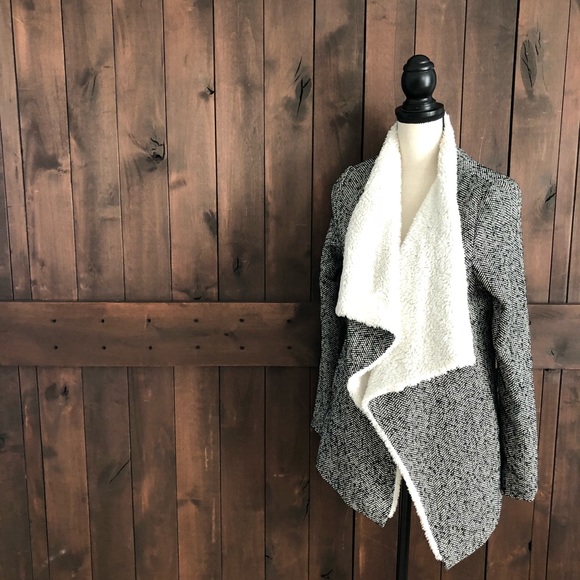 sherpa wrap coat